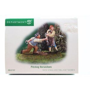 Dept 56 New England Village - Pitching Horseshoes